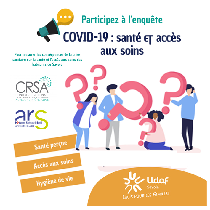 Participez à l’enquête Covid-19